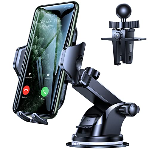 VICSEED 2026 Upgraded [86LBS Ultra-Powerful Suction] Car Phone Holder Mount - color: Black