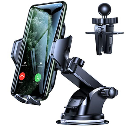 VICSEED 2026 Upgraded [86LBS Ultra-Powerful Suction] Car Phone Holder Mount - color: Black