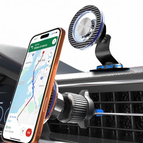 Air Vent Phone Mount for Car, Magnetic for MagSafe & Dashboard