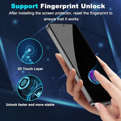 2 Pack for Samsung Galaxy S24 Privacy Screen Protector - size: Galaxy S24
