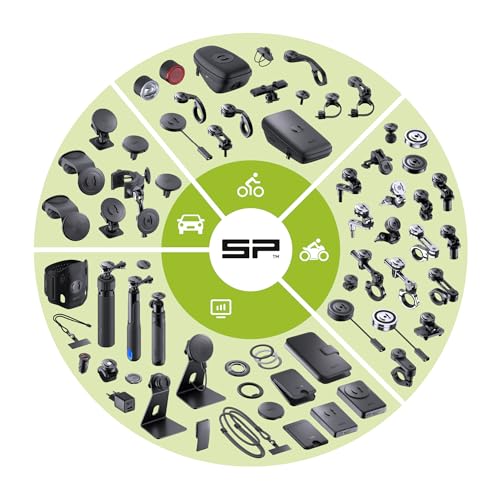 SP CONNECT Moto Bundle II AVM Xtreme | SPC+ |Compatible with iPhone 14 Pro Max | Phone Mount for Motorcycle | Motorcycle Phone Holder | Handlebars - style: for iPhone 14 Pro Max
