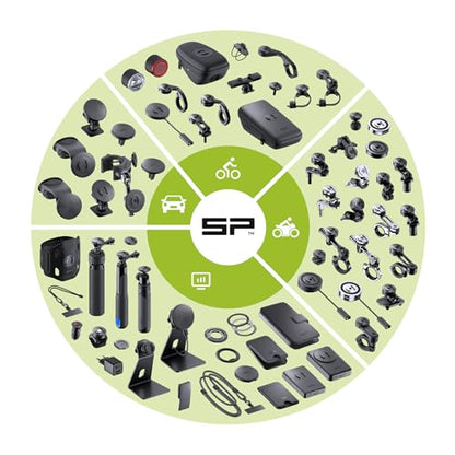 SP CONNECT Moto Bundle II AVM Xtreme | SPC+ |Compatible with iPhone 14 Pro Max | Phone Mount for Motorcycle | Motorcycle Phone Holder | Handlebars - style: for iPhone 14 Pro Max