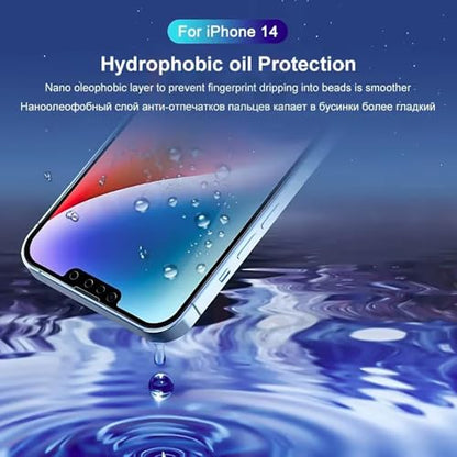 [2 Pack] Hydrogel Screen Protector for iPhone 16e, Upgraded Non-breakable Flexible TPU Flexible Protective Film [Bubble Free] [High Sensitivity][Anti-Scratch] (Non-Tempered Glass)