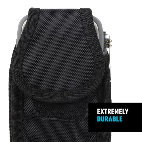 Nite Ize Clip Case Cargo Universal Rugged Holster - Belt Clip Phone Case for Easy Access - Heavy Duty & Protective - Multi-Purpose - Durable Design - Hardshell Horizontal, XL - size: Large, style: Vertical