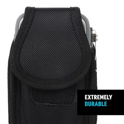 Nite Ize Clip Case Cargo Universal Rugged Holster - Belt Clip Phone Case for Easy Access - Heavy Duty & Protective - Multi-Purpose - Durable Design - Hardshell Horizontal, XL - size: Large, style: Vertical