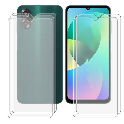 Screen Protector for Samsung Galaxy F07 (6.7")(5 Pack), 9H Hardness Tempered Glass HD Anti-Scratch, Anti-Fingerprint Film Protective for Samsung Galaxy F07 - color: 5 Pcs Film
