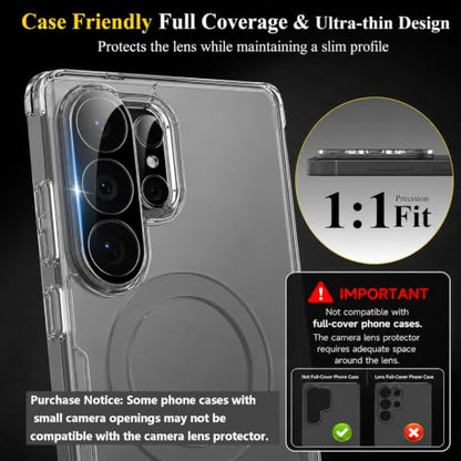 4 Pack for Samsung Galaxy S26 Ultra Camera Lens Screen Protector - size: S26 Ultra