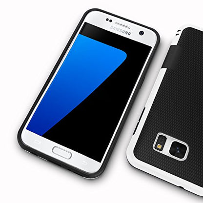 Jeylly Galaxy S7 Edge Case, One-Piece Ultra Slim 3 Color Impact Anti-Slip Rugged Soft TPU Bumper Shockproof Protective Case Cover Shell for Samsung Galaxy S7 Edge S VII Edge G935 - Black | One-Piece Slim 3 Color Impact Anti-Slip Rugged Soft TPU Bumper Sho