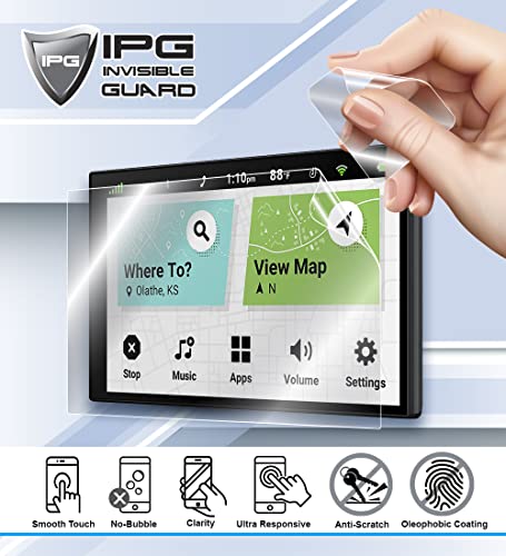 IPG for SJOYBRING JOY-M005 Double Din Car Radio 7 Inch Touchscreen HydroGel Screen Protector Invisible Ultra HD Clear Film Anti Scratch Skin Guard - Smooth/Self-Healing/Bubble -Free for JOY-M005