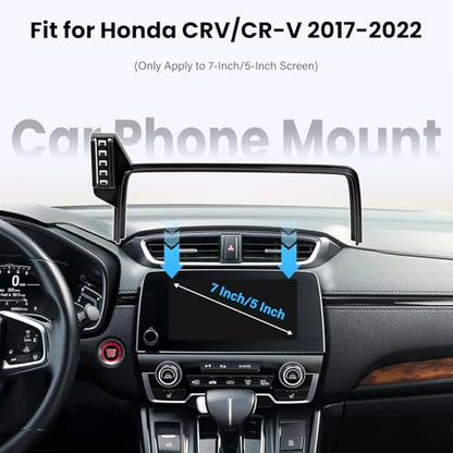 Car Phone Holder Compatible with Honda CRV 2017-2022 Accessories 5/7-inch Screen Fixed Clip, Magnet Cell Phone Mount - size: compatible with Honda CRV 2017-2022