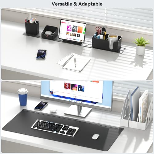 KDD Mouse Pad - Desk Mat with Foldable Phone Holder - Gaming Mousepad with Ultra-Smooth Surface, Non-Slip Base - Keyboard Mat for Home Office Gamer Accessories - size: 27.5" x 11.8"