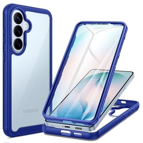 seacosmo Designed for Samsung Galaxy S26 Case, Full Body Shockproof Cover, with Built-in Screen Protector Slim Fit Protective Phone Case for Galaxy S26 6.3", Blue - color: Blue, size: Samsung Galaxy S26 Case