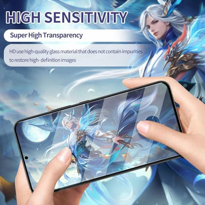 for Samsung Galaxy S21 Ultra Glass Screen Protector + Camera Lens Protector, 9HD Tempered Glass, Case Friendly, Anti Scratch Bubble Free Ultra Resistant - size: Galaxy S21 Ultra 6.8-inch