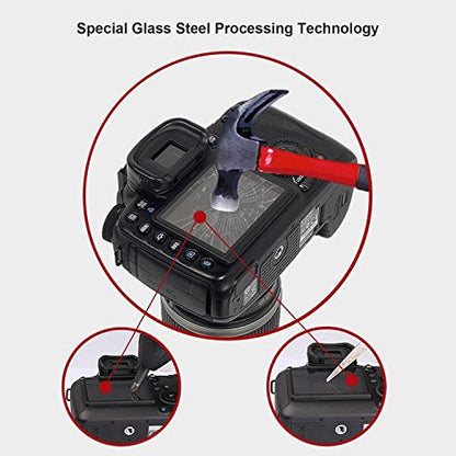 Screen Protector Compatible with Canon 5D Mark III IV with Clip-On Frame - Shatterproof Snap Installation, No Adhesive or Bubbles, Anti-Scratch Edge Protection - size: Screen Protector for Canon 5DS 5D Mark III IV