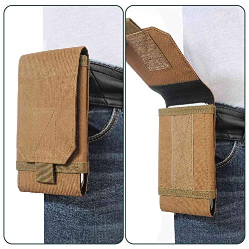 Tactical Holster Large Belt Pouch Molle Carrying Cover Case for Less 6.5" Phone