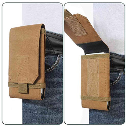 Tactical Holster Large Belt Pouch Molle Carrying Cover Case for Less 6.5" Phone