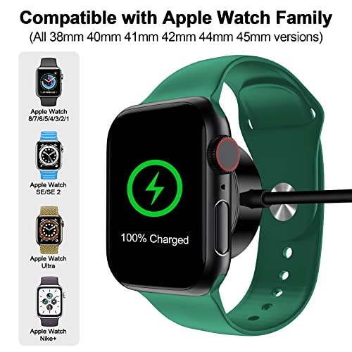 2026 Upgraded for Apple Watch Charger Magnetic USB C Fast Charging Cable - color: Black, size: 1.2M