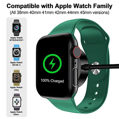 2026 Upgraded for Apple Watch Charger Magnetic USB C Charging Cable - color: Black, size: 2.0M