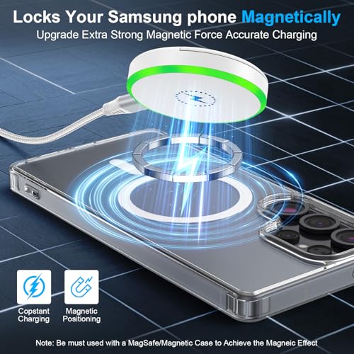 MagSafe Charger 25W Magnetic Wireless Charger Fast Charging Pad for iPhone18 Pro/17 Pro Max/17e/16/15/14/13/12/Airpods/Samsung Galaxy S26 Ultra/S26+/S25/S24/S23/S22/S21/Google Pixel 10 Pro/10a/9/8/7 - color: White