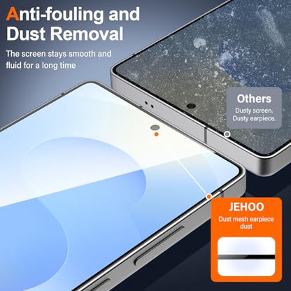 [2 Pack] Privacy Screen Protector for Samsung Galaxy S25, Ultrasonic Fingerprint Support, Auto-Alignment Frame, Easiest to Installation, Scratch-Resistant, Bubble-Free - size: Galaxy S25