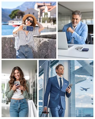 for Magsafe Battery Pack 12000mAh Magnetic Power Bank Portable Charger 20W USB C Fast Charging Wireless Charger for iPhone 17/16/15/14/13/12 | PD 22.5W Fast Charging, USB C in&Out Wireless Battery Pack Phone Charger for iPhone 16/15/14/13/12 All Series -
