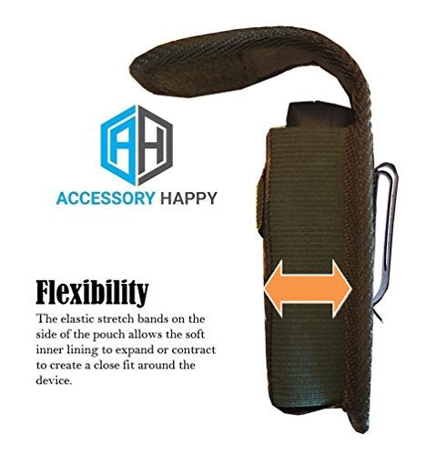 Military Grade Cell Phone Case, Camo Rugged Pouch Holster Nylon Metal Flip Phone Belt Case Fits Kyocera Cadence S2720, DuraXTP, DuraXV LTE, DuraXV Plus, DuraXE, Most Large FLIP Phones & Insulin Pumps - color: Vertical Flip Phone Camo Large