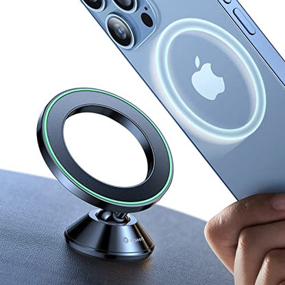VICSEED Ultra Mini for MagSafe Car Mount Magnetic Phone Holder for Dash - color: Flash Black