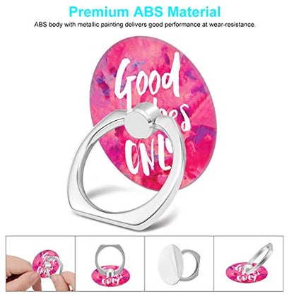 Bonoma Phone Ring Holder, 3 Pack Good Vibes Only - color: Good Vibes Only