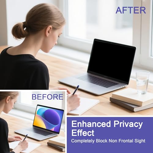 360° Privacy Screen Protector Compatible for MacBook Air 13''(2018-2021,M1) - color: MacBook Pro 13 Inch (2016-2022, M1,M2)