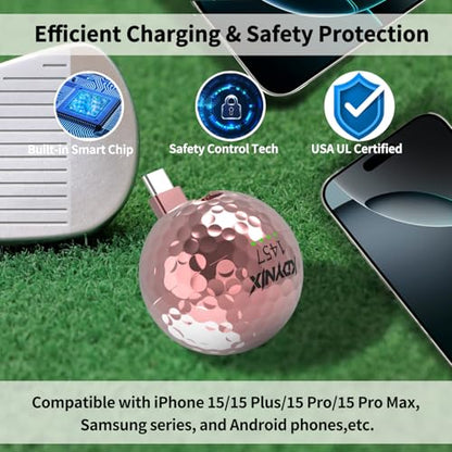 Mini Portable Charger USB C Power Bank 2000mAh Phone Charger Battery Pack Compatible with iPhone 17/17 Air/17 Pro/17 Pro Max/16/16 Plus/16 Pro/16 Pro Max/15 Series, Galaxy Series, Android etc - color: Rose Gold