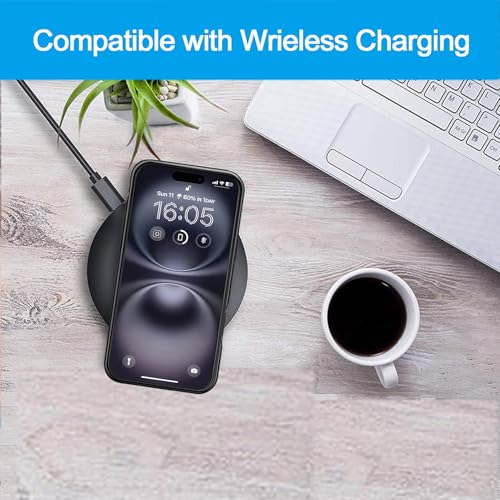 Battery Case for iPhone 16, Upgraded 10000mAh Battery Pack Rechargeable Charger Case Support Carplay with Wireless Charging Compatible for iPhone 16 (6.1 inch) External Battery Charging Case (Black) - size: iPhone 16-Black