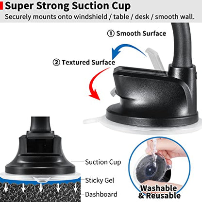 APPS2Car Upgraded Tablet Car Mount for iPad Truck Holder Long Arm Extension - style: 2nd Generation