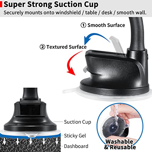 APPS2Car Upgraded Tablet Car Mount for iPad Truck Holder Long Arm Extension - style: 2nd Generation