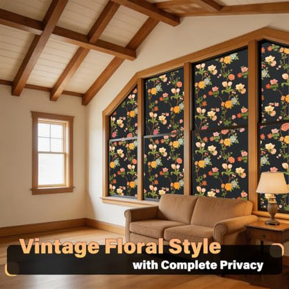 Kromapolis Blackout Window Film, Light Blocking Privacy Tint 17.5″ x 157.4″ - color: Black Matte, size: 17.5In x 157.4In