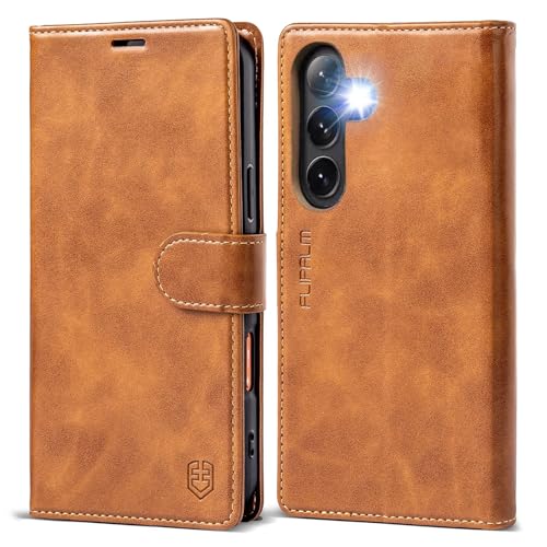 FLIPALM Wallet Case for Samsung Galaxy S26 Plus/S26+ 6.7", Grayish-Brown | Card Holder, RFID Blocking, PU Leather Folio Flip, Kickstand, Protective Shockproof Cover - color: Grayish-brown, size: Samsung Galaxy S26 Plus