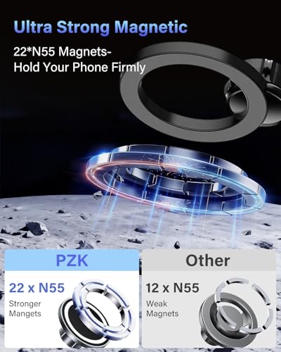 PZK Magsafe Car Phone Holder for 2010-2024 Toyota 4Runner Accessories Vent - color: Magsafe