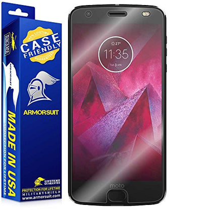ArmorSuit 2 Pack Screen Protector Designed for Motorola Moto Z2 5.8 Inch Case Friendly MilitaryShield HD Clear Film - Made in USA - size: 5.8-INCH