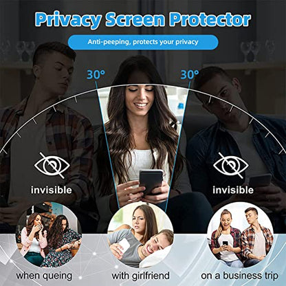 TPU Privacy Screen Protector for Samsung Galaxy S21 FE 6.4", 3 Pack - size: Samsung Galaxy S21 FE