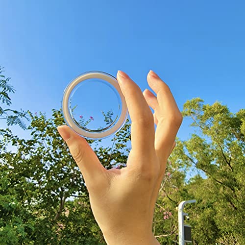 metisinno Magnetic Base Compatible with PopSocket Phone Grips and iPhone MagSafe Cases, Clear and White - color: Clear