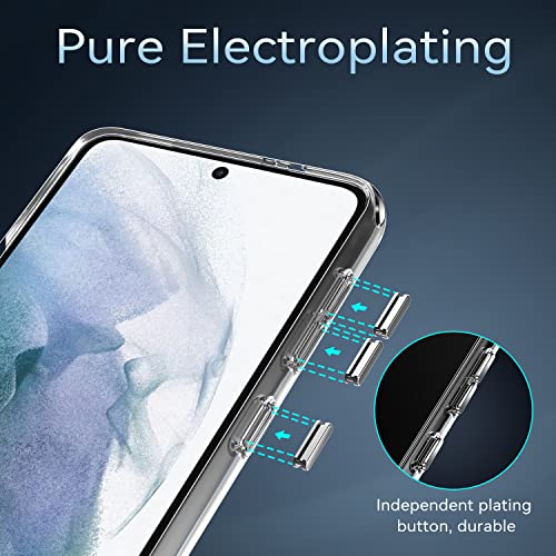 DEERLAMN Clear Phone Case for Samsung Galaxy S22, Transparent Anti-Scratch Non-Yellowing Ultra Slim Fit Shockproof Drop Protection Phone Cover - size: Samsung Galaxy S22