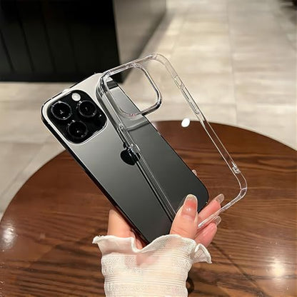 Designed for iPhone Case,Premium Sleek Crystal Clear,Anti-Yellowing Anti-Scratch Full Body Protection,Hard PC Transparent Ultra Slim Thin Shockproof Phone Case (iPhone 12,Clear) - size: iPhone 12