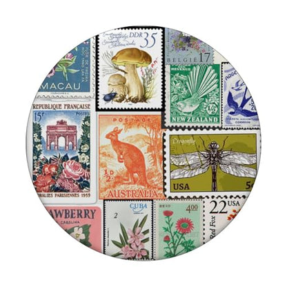 Scrapbook Trendy Collage Flowers PopSockets Standard PopGrip