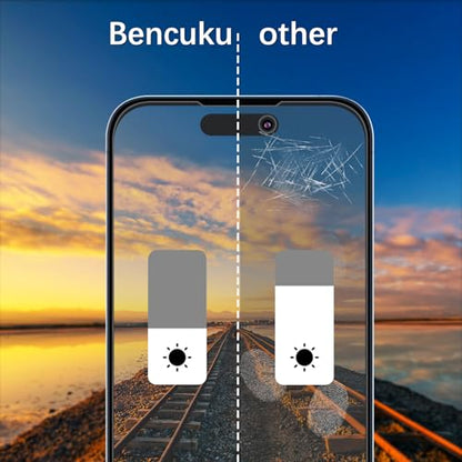 2 Pack Matte Privacy Screen Protector for iPhone 15 Pro Max - size: iPhone 15 Pro Max 6.7-Inch