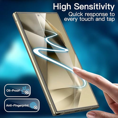 JETech Screen Protector for Samsung Galaxy S24 Ultra, 2+2 Pack - size: Galaxy S24 Ultra
