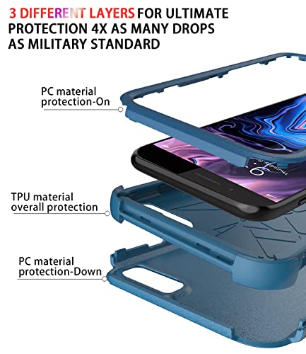 Diverbox for iPhone 8 Plus & 7 Plus Case - Shockproof, Dropproof, Dust-Proof Heavy Duty Protection - Blue - color: Blue