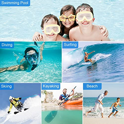wellhouse 3D Waterproof Phone Pouch with Lanyard,Premium TPU100FT Deep Waterproof Phone Case for iPhone 17 16 15 14 13 12 Pro Max XS Samsung,Snorkeling, Surfing, Kayaking,Skiing,Hot Springs - color: 1 Pack - Duke Pink7.0"