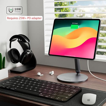 LULULOOK Magnetic Wireless Charging Stand for iPad Air 11" M4 (2026)/M3/M2 - size: for iPad Air 11" M4/M3/M2 | iPad Pro 11" 1-4