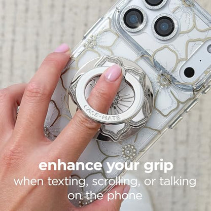Case-Mate Magnetic Phone Grip and Ring Stand - MagSafe Holder - Floral Gems - color: Floral Gems