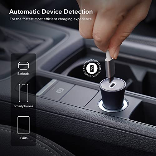 iOttie RapidVolt 20W Car Charger. Type C High-Speed USB-C Phone Charger Power Adapter for Apple, Android, and Samsung Phones and Tablets - style: Car Charger