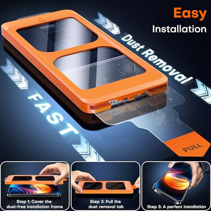 TOCOL for iPhone 16 Privacy Screen Protector - color: Privacy